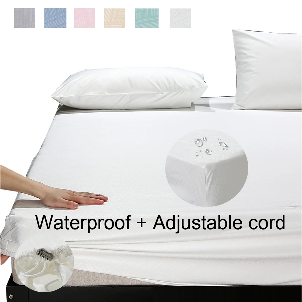 Домашний текстиль водонепроницаемая натяжная простыня жаккардовая тенсел