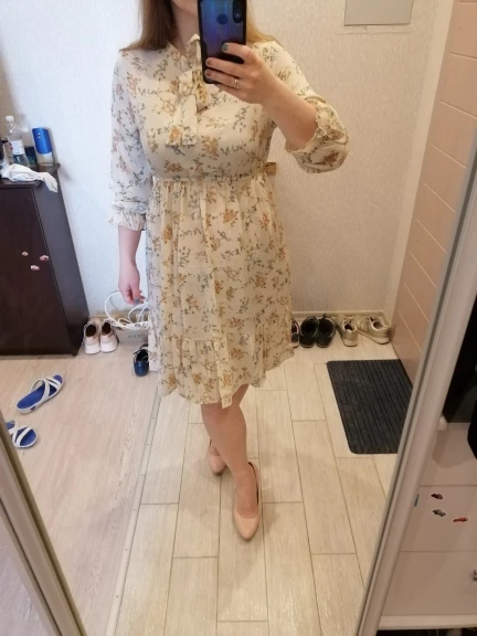Корейская черная рубашка Vestidos для офиса в горошек, винтажные осенние платья, женское платье Pring, миди платье с цветочным рисунком и длинным рукавом для женщин