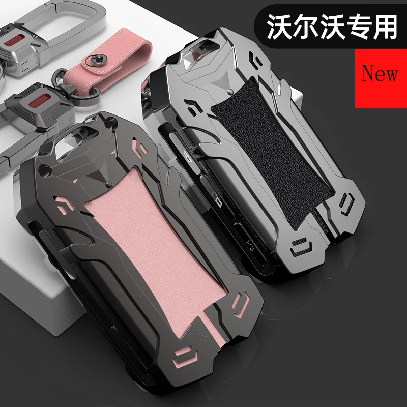

High-Quality Galvanized Alloy Car Smart Key Case Cover for Volvo XC60 S90 S60l XC40 XC90 V60 Car Accessories