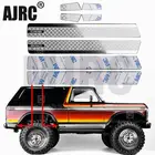 Металлический значок с защитой от царапин Traxxas TRX-4 Bronco 82046-4, декоративная полоска, металлическая наклейка TRX-4