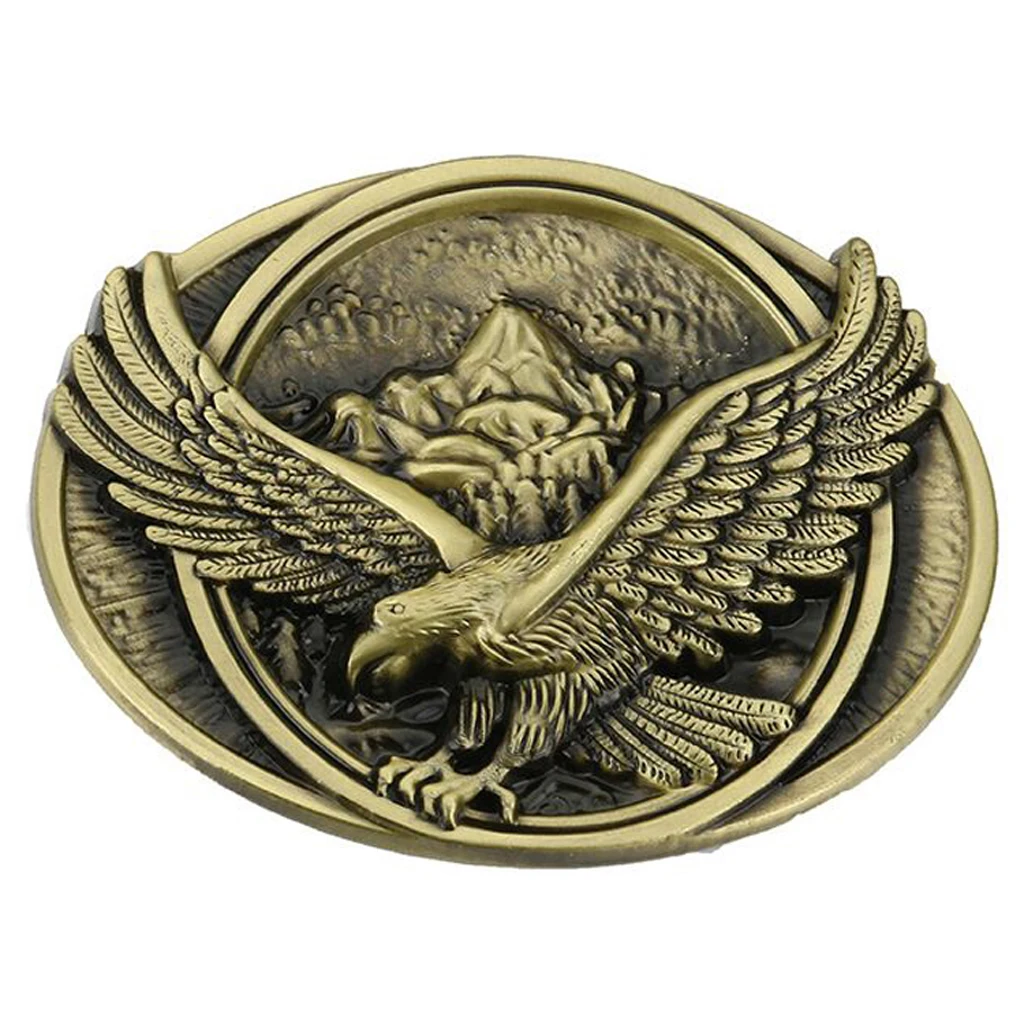 

Cowboy Flying Bird Eagle Belt Buckle Country Western Rodeo Jeans Decor