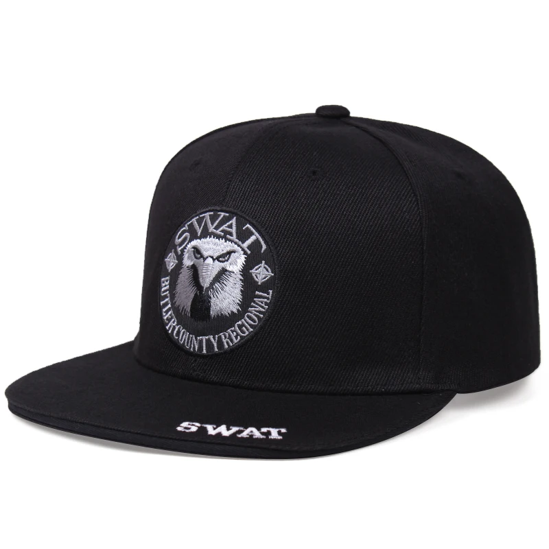 

New casual unisex cotton baseball cap for men eagle embroidery hip-hop hat couple hat adjustable snapback cap