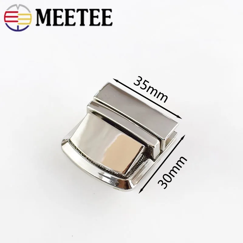 Металлическая сумка Meetee 2/4 шт. застежки для женской сумки застежка Пряжка сделай