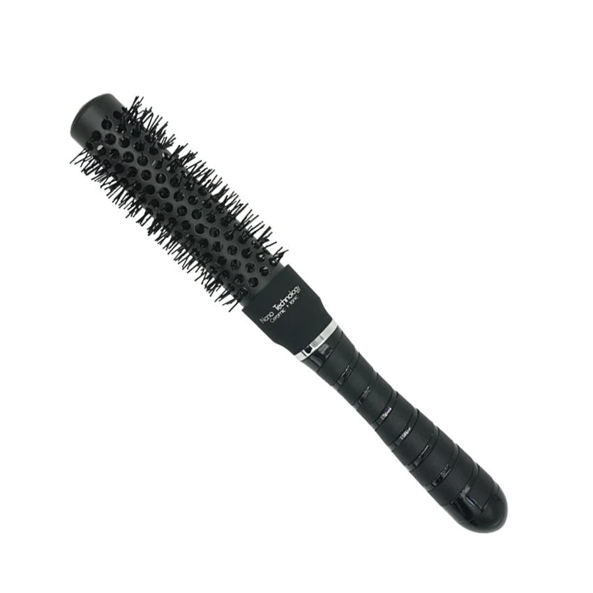 Профессиональная нано технология ионная керамическая щетка для волос черного