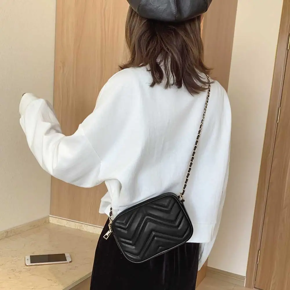 Женские сумки кожаная сумка через плечо новинка 2020 модная однотонная простая