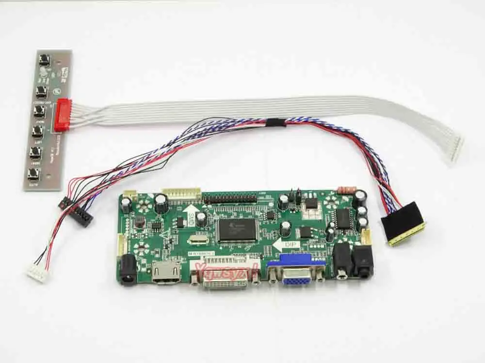 Yqwsyxl комплект контроллера платы управления для женской модели HDMI + DVI VGA ЖК-дисплей