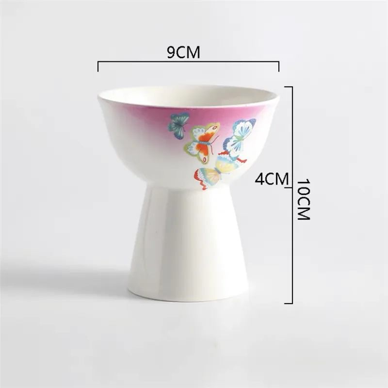 Керамическая чашка для закусок десертов креативная китайская Высокая