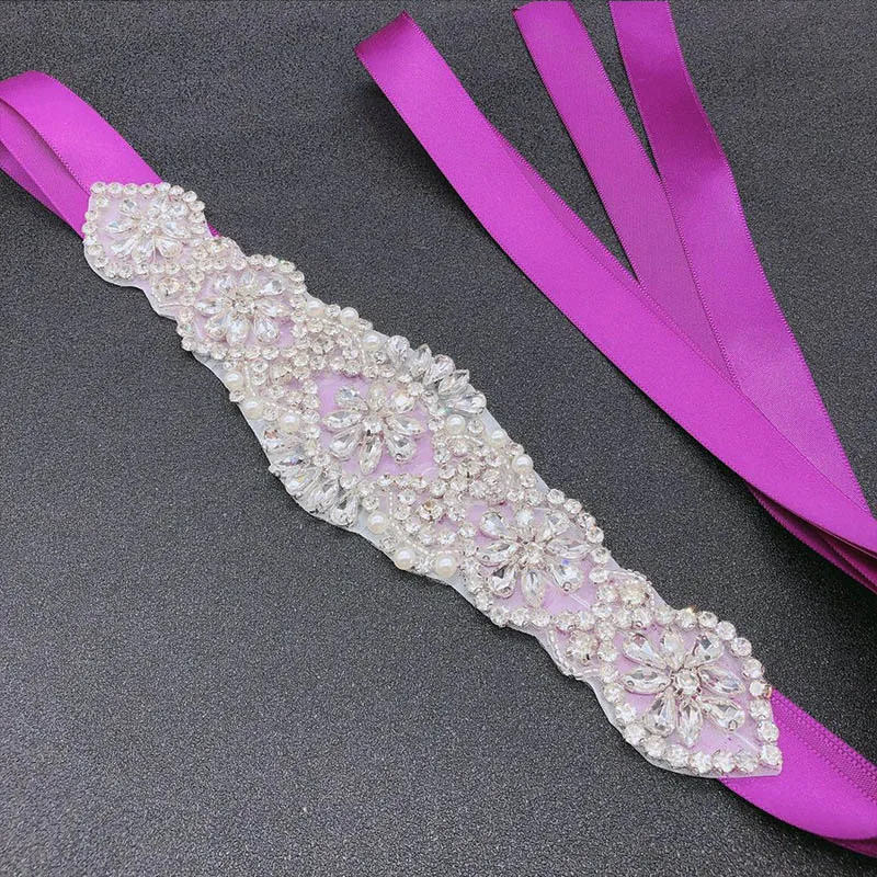 Украшенные драгоценными камнями Свадебные ремни пояс для вечевечерние НКИ