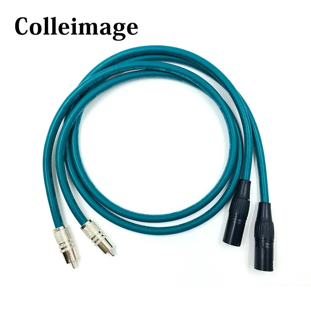 Высококачественный аудиокабель 2RCA к 2XLR 3-контактный для динамика усилителя