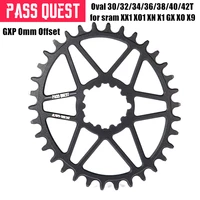 gxp bike chainring oval 30323436384042t 0mm offset mtb mountain bicycle chainwheel for sram nx xx1 xo x9 single disc tray