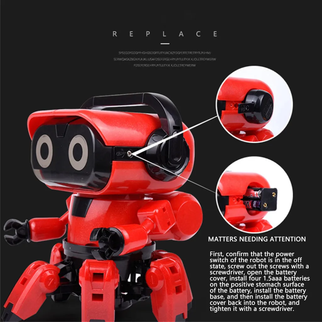 Intelligent Induction Robot DIY Assembled Electric Follow with Gesture Sensor Obstacle Avoidance Kids Educational Toys | Игрушки и хобби