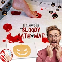 halloween bloody color changing bath mat halloween tricky toy halloween decoration scare your friends and family halloween gift