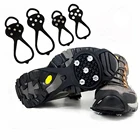 На открытом воздухе Лед Захваты кошки противоскользящие носки с принтом Снежная королева легко Применение наземного хождения шип на обувь захваты для выживания на природе, для кемпинга, многофункциональный инструмент