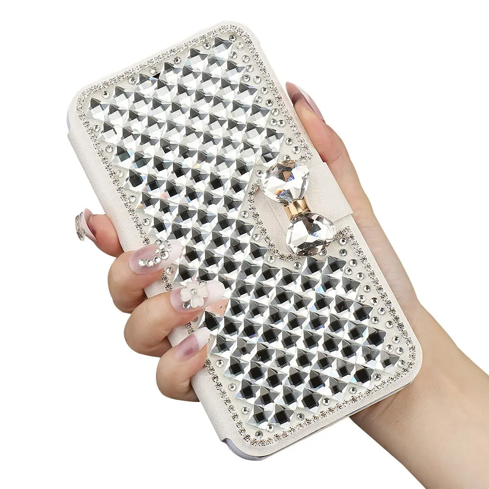 Luxury Diamond Bling Glitter Leather Case For Huawei P20 Lite Mate 20 Pro Girl Cute Flip Stand Wallet Holder Full Cover Coque |