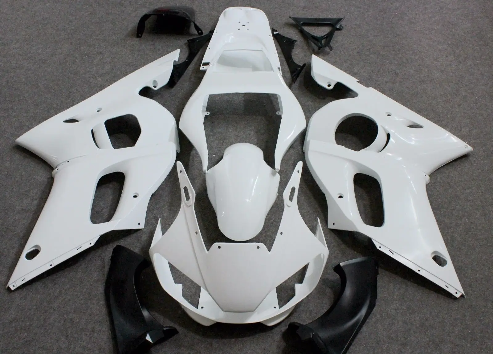 

Latest Unpainted ABS Injection Bodywork Fairing Kit for YAMAHA YZF R6 98-02