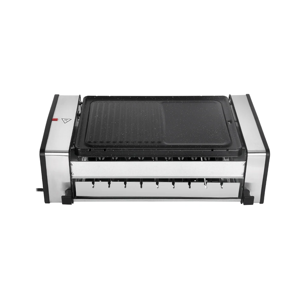 Электрический бездымный гриль для барбекю Автоматическое вращение