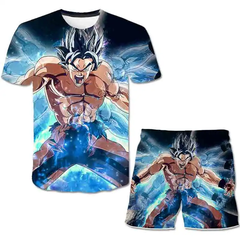 

Featured Vegeta Tshirts Pants Sets 3D Anime design Dragon-Ball T Shirt Kids Clothes Boys Clothes Children Clothing Sets 4 -14 Y