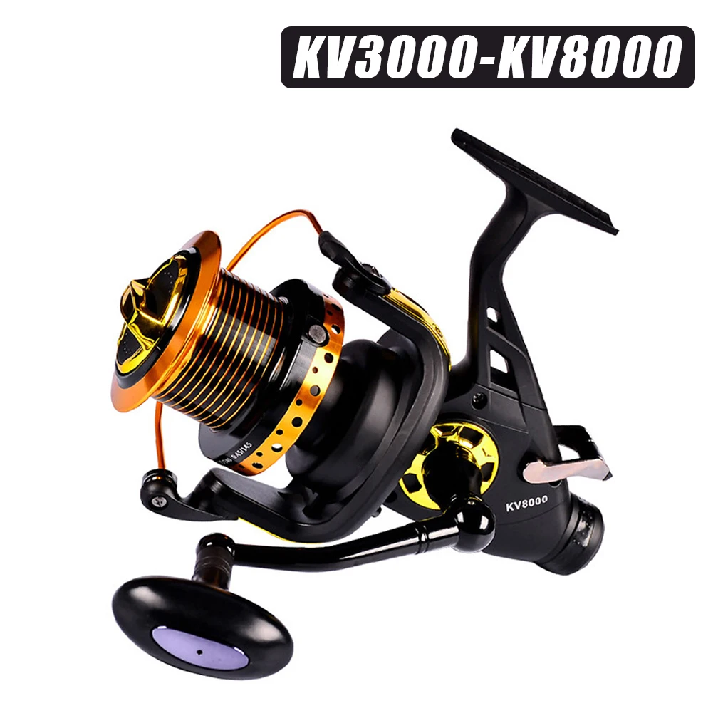 

KV30-80 Double Unloading Metal Head Front and Rear Brake Fish Reel Sea Fishing Reel Throwing Rod Reel Carp Fishing Reel Fishings