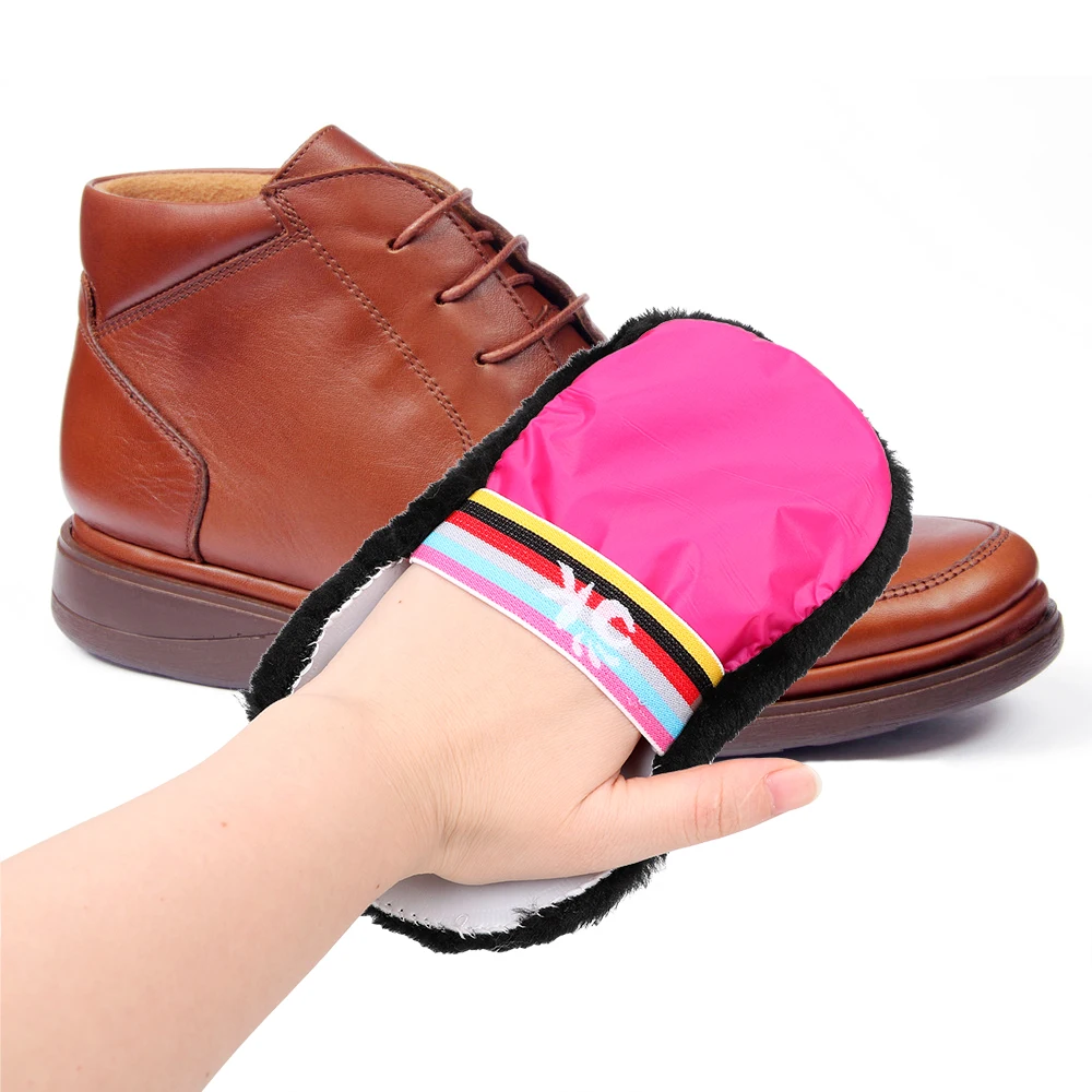 Протрите обувь сумки очиститель обуви перчатки Mitt замша уход за обувью щетка