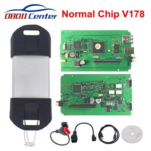Normal Green PCB Для Renault может закрепить полный чип диагностический сканер последний V190 может закрепить OBD2 Диагностический Интерфейс инструмент Reprog V175 - Цвет: Normal Green PCB