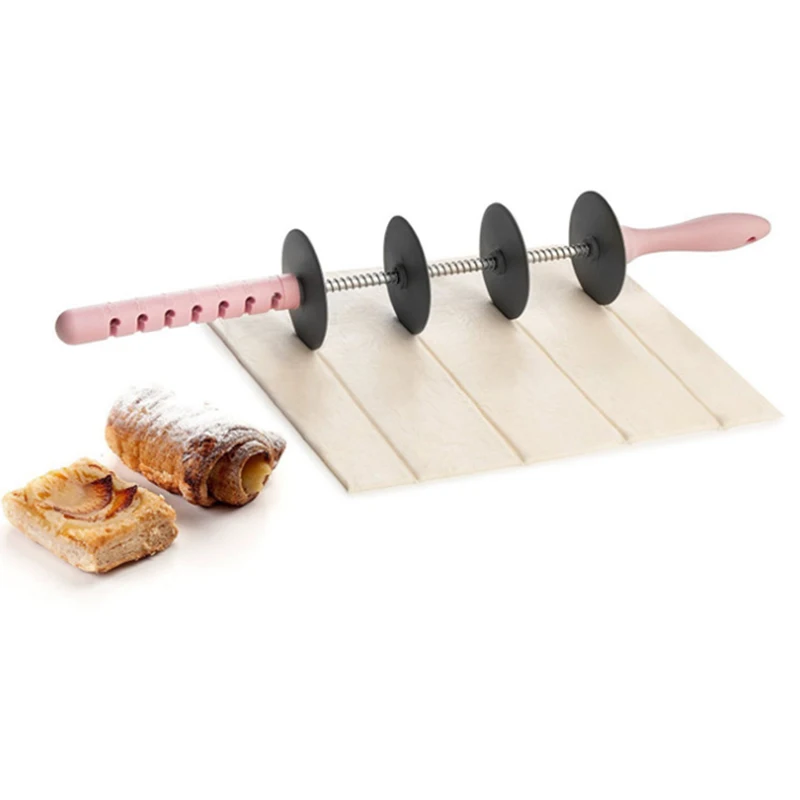 Настраиваемый кондитерский круг насадка для хлеба колесный нож ломтиков ролик