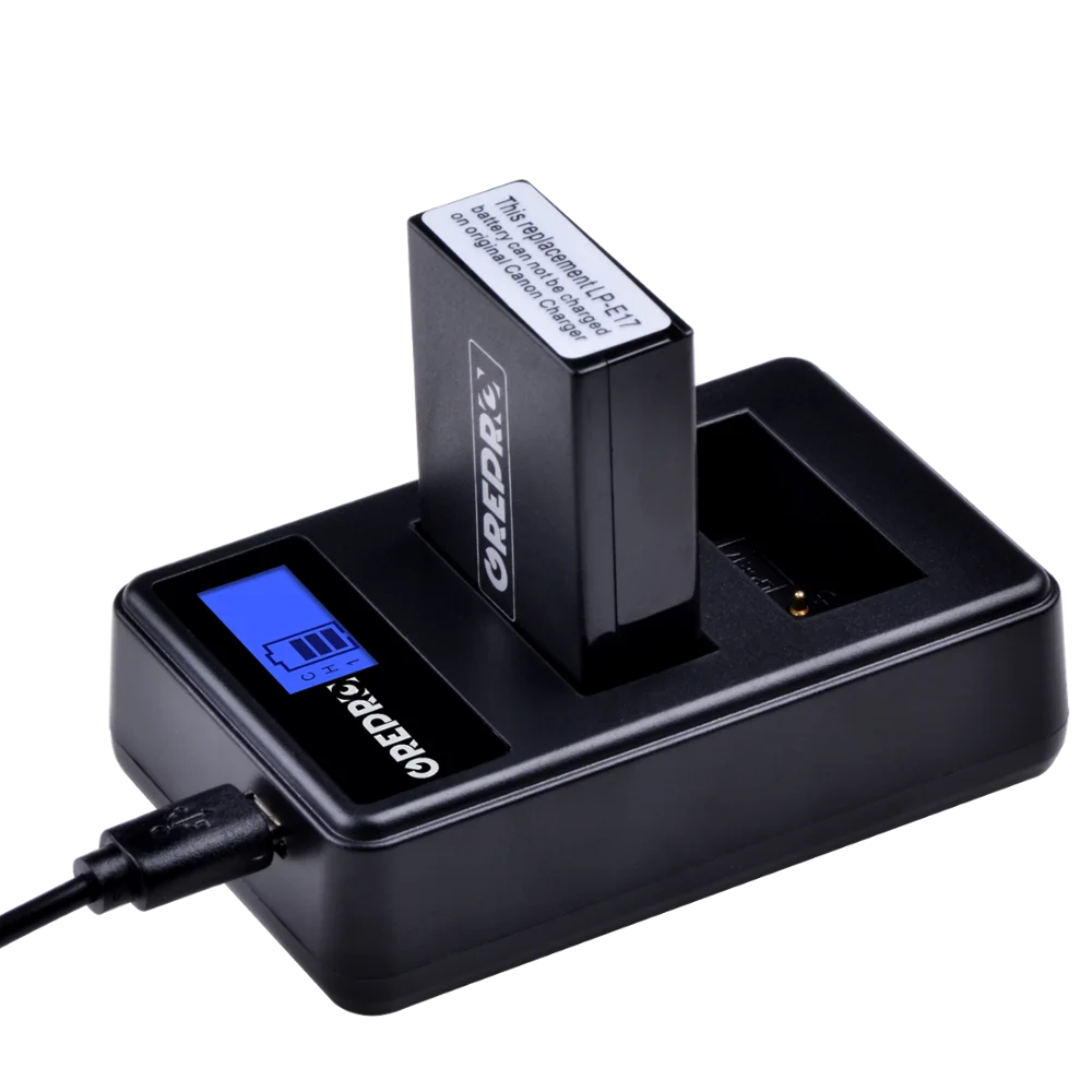 2 шт. 1300 мАч LP-E8 LP E8 LPE8 батарея + LCD двойное USB зарядное устройство для Canon EOS 550D 600D 650D