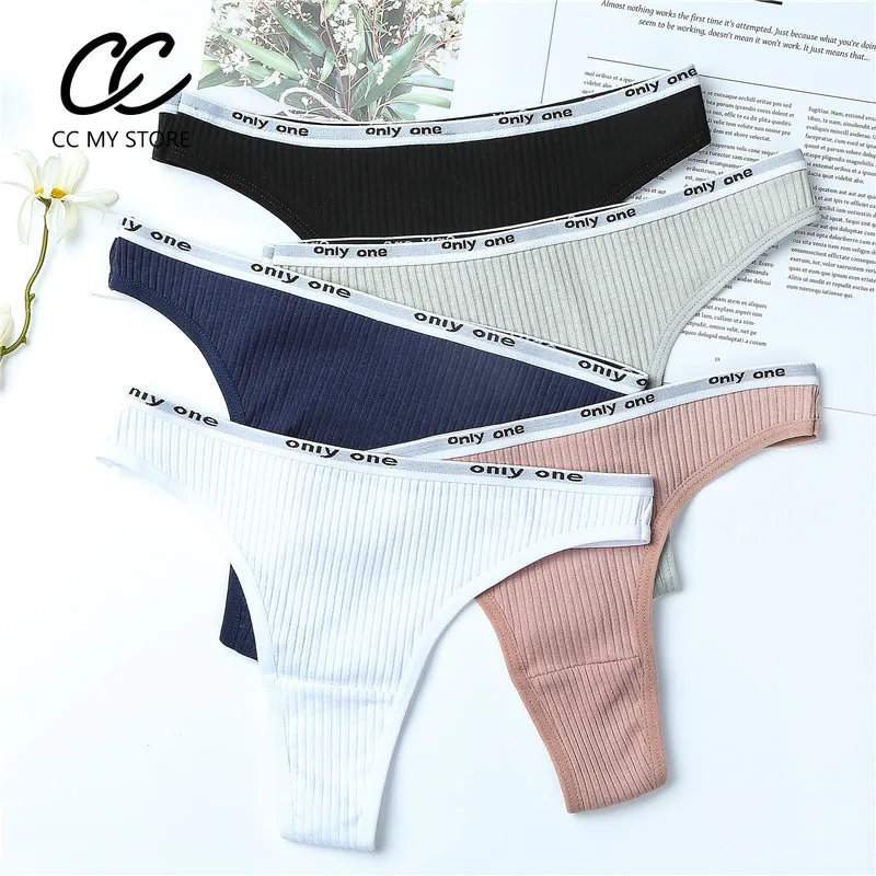 Трусы-стринги женские бесшовные из чистого хлопка с низкой талией | Женская