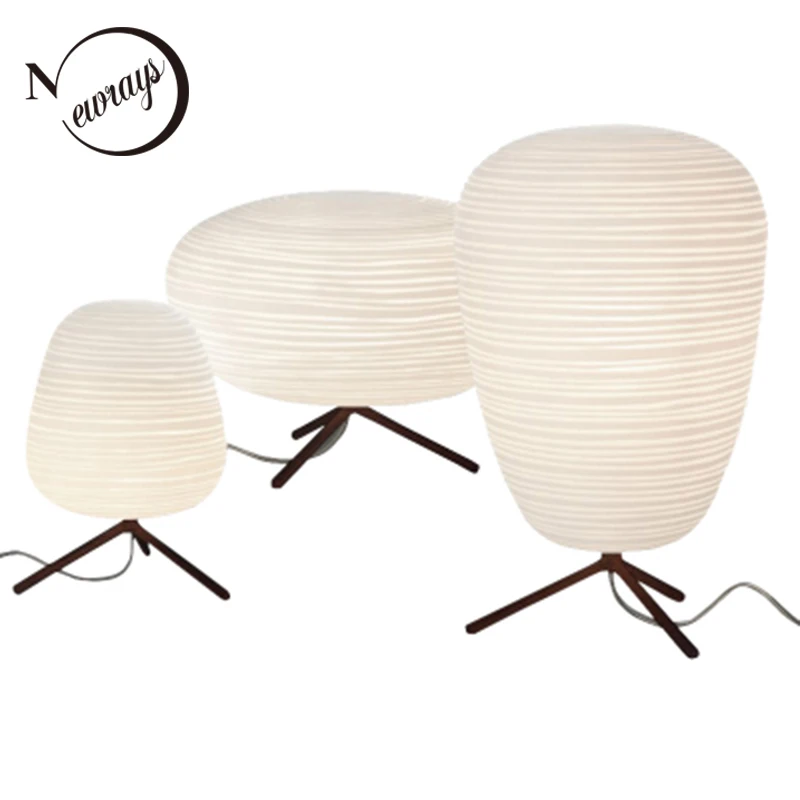 Креативный простой прикроватный светодиодный стеклянный настольные лампы для