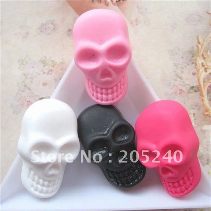 Подвеска в виде черепа на Хэллоуин 16 шт. 30*13 мм|beads for diy|skull beadsflat back |