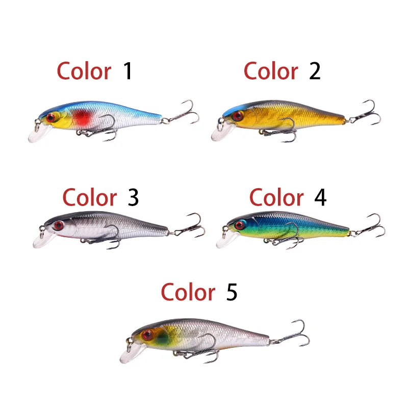 

Fishing Lure For Fishing Minnow 8.6CM 9.3G Lures Artificial Bait plastic minnow fishing lure
