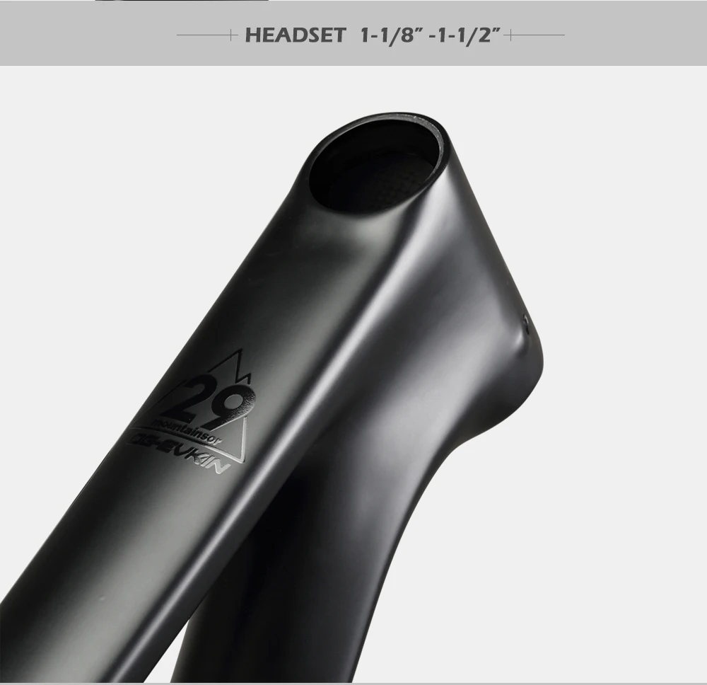 OG-EVKIN CF-052 135x9 мм QR или 142x12 мм через ось 29er MTB карбоновая велосипедная Рама дисковая рама карбоновая для горного велосипеда BB92 велосипедная Рама