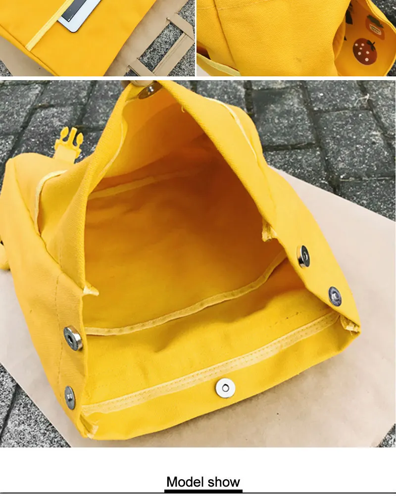 Женский холщовый школьный рюкзак для подростков Mochilas Bookbag модный школьный рюкзак для девочек черная школьная сумка