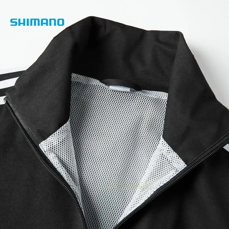 

Shimanos Fishing Jacket Breathable Sport Fishing Wear Outdoor Clothing Fishing Shirt Long Sleeve Men's Quick Dry Spliced Jacket