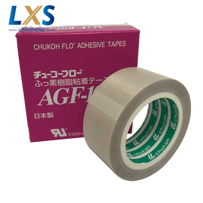 5 рулонов/лот 100% Япония CHUKOH FLO AGF 100FR 0.13x50mmx10m PTFE маскирующая лента силиконовая