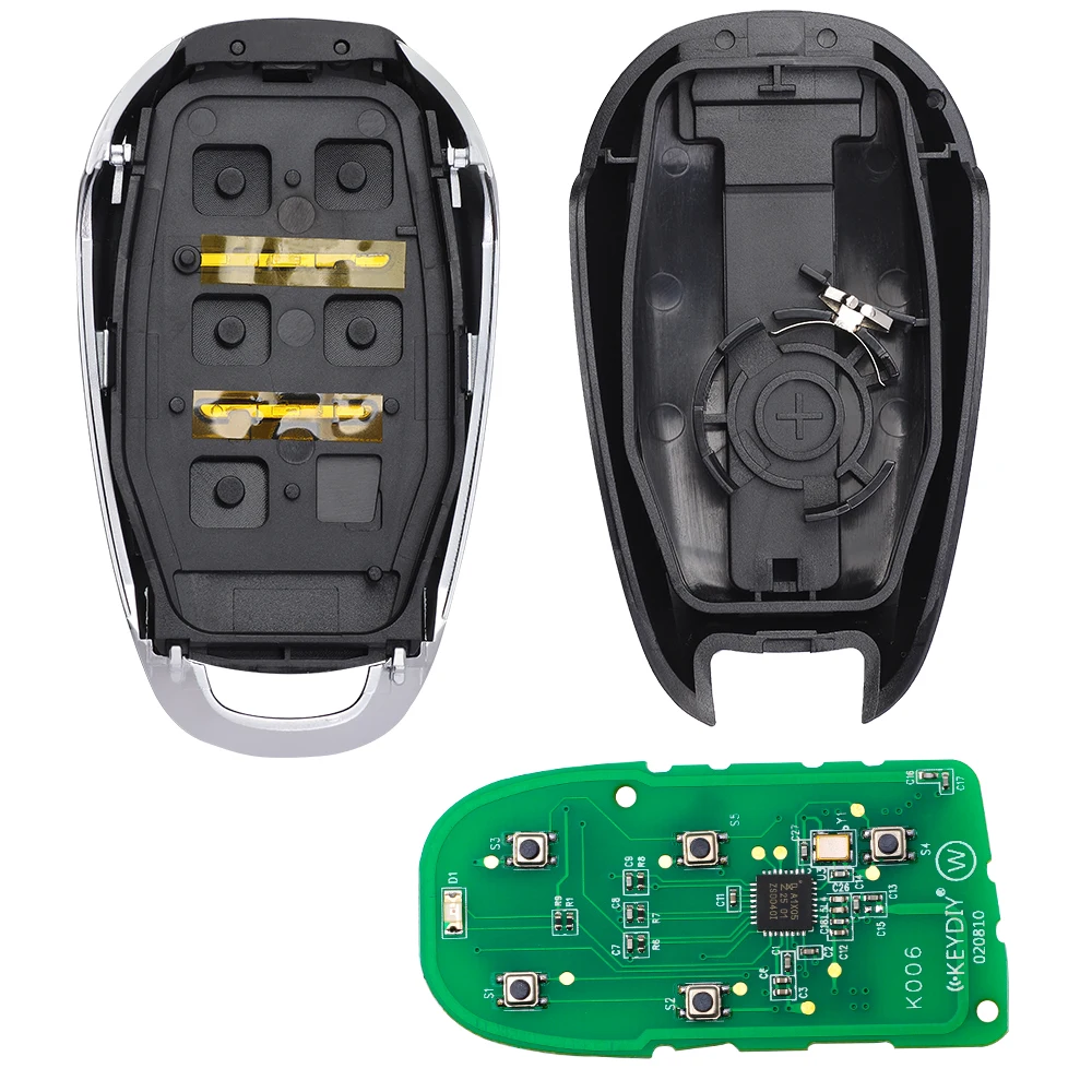 

KEYECU ZB16-5 Universal 3 Buttons Smart Key for KD-X2 Car Key Remote Replacement Fit for More than 2000 Models