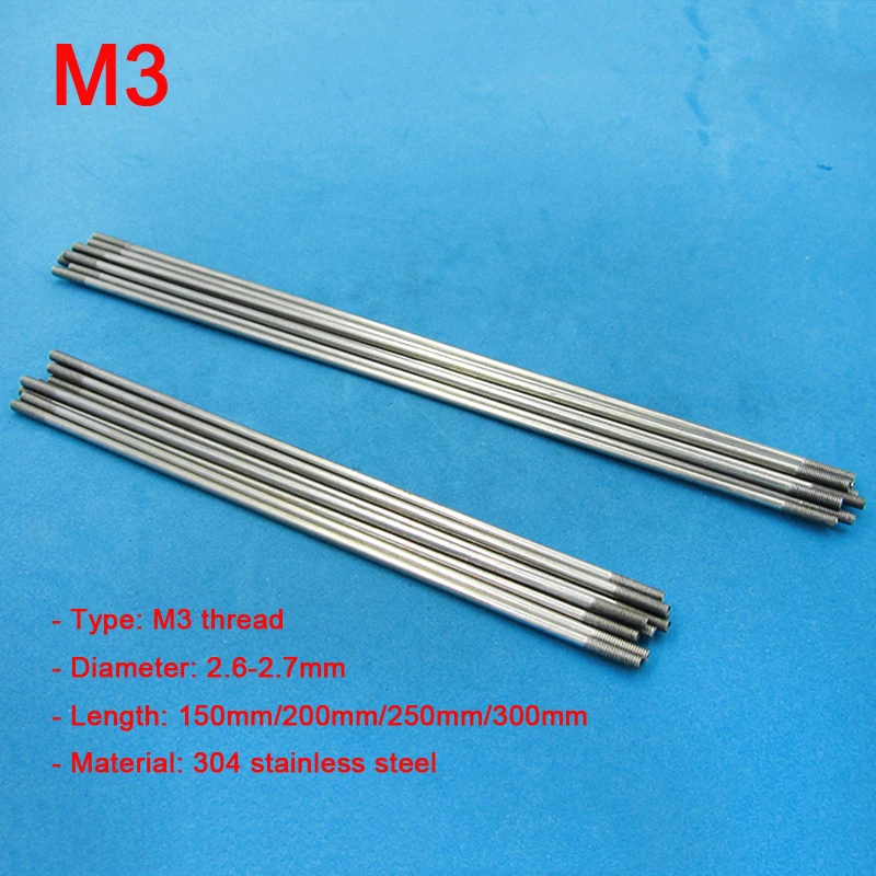 10 шт m2m3 резьбовой пуш ап штанги