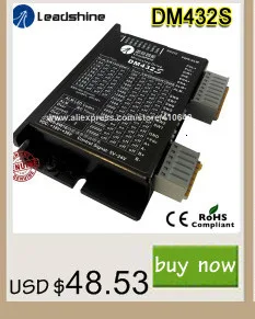 Новое поступление Leadshine DM542S Обновлено от DM542 с более сильной функцией защиты от помех более устойчивый шаговый привод 48VDC 4.2A