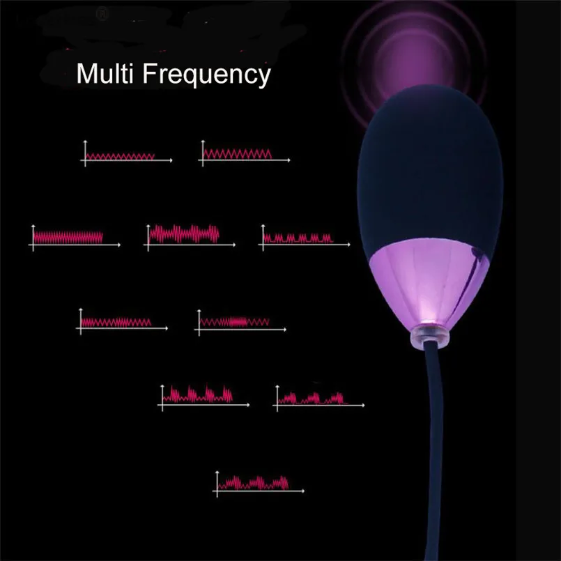 Многоскоростной вибрирующий вибратор для прыжков яйцо любви Стимулятор клитора