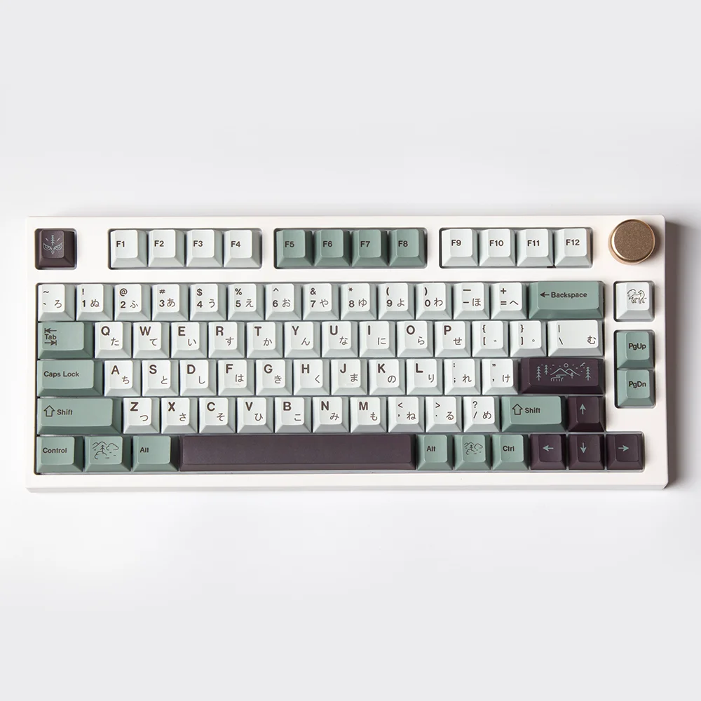 

Клавиши GMK Mist, клавиши GMK, клавиатура PBT с сублимационной печатью, клавиши Cherry Profile 141, совместимая механическая клавиатура 87/104/108/84/64/98/96