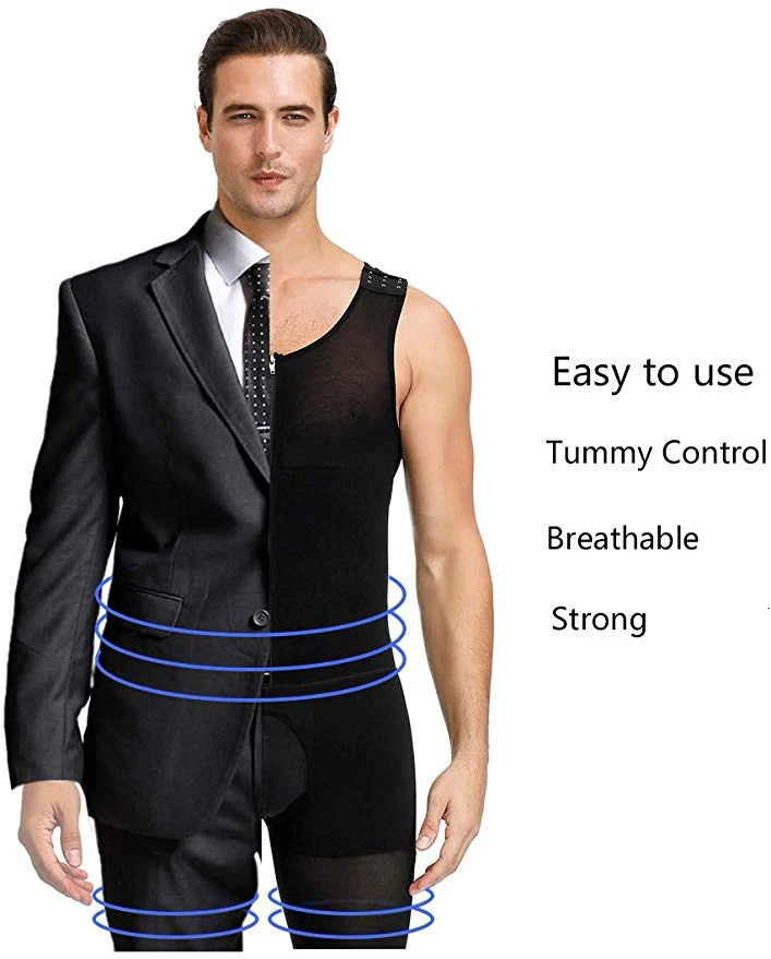 Утягивающий корсет для мужчин компрессионное боди утягивания живота