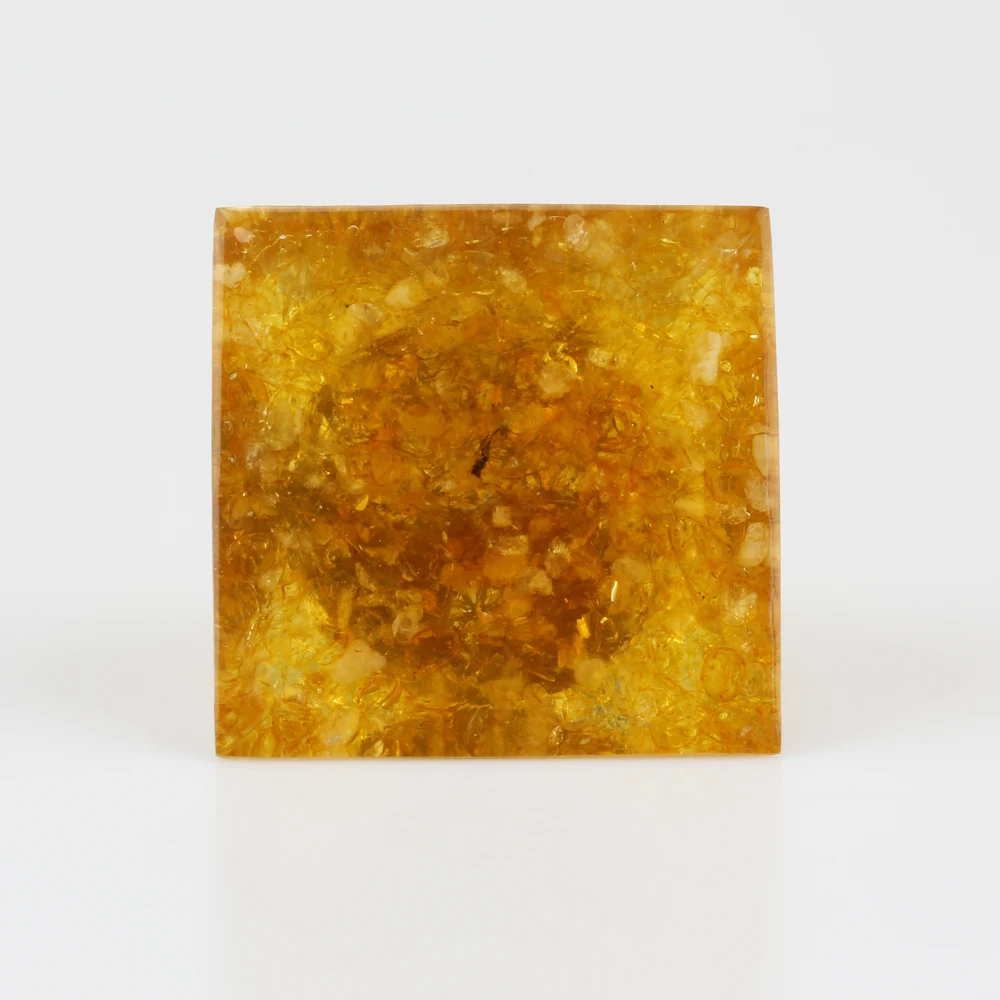 

Orgonite Pyramid Orgone Spiritual Healing Energy Natural Crystal Rock Quartz Jewelry Citrine Stone Reiki Chakra Gift Home Decor
