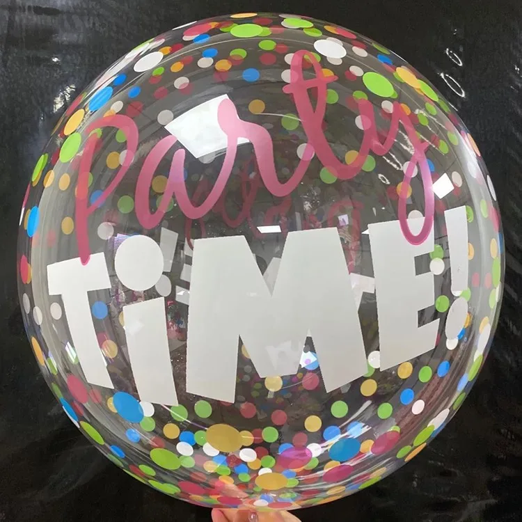 1 шт. прозрачные глобусы прозрачный воздушный шар гелиевые надувные светящиеся