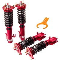 maxpeedingrods coilover shock absorber for subaru impreza wrx gc8 93 01 24 way adjustable height suspensions struts coil spring