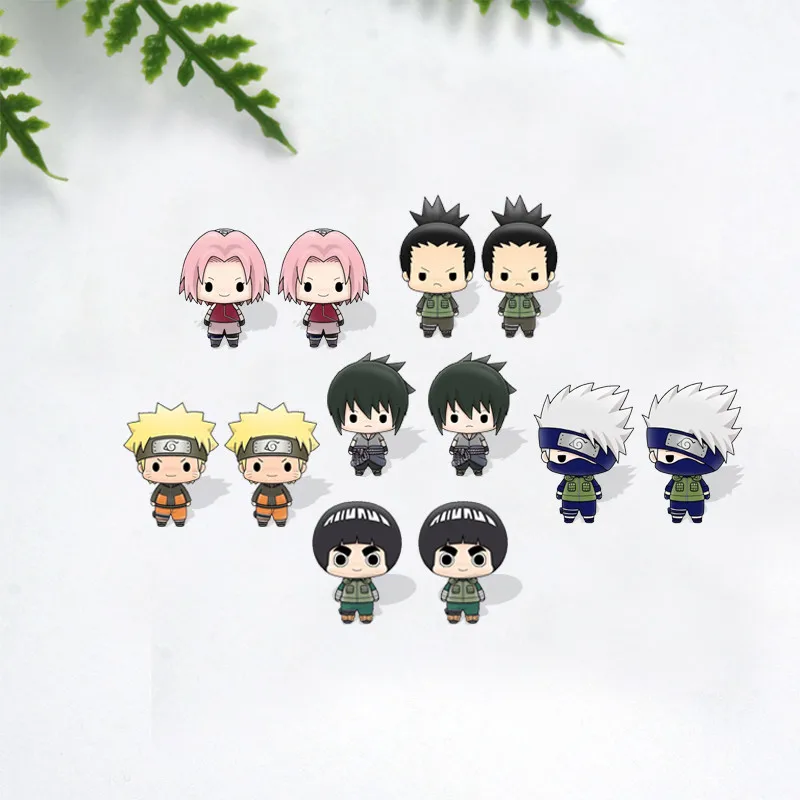 CHSXY искусство аниме серьги акриловые Sasuke Kakashi Мультяшные фигурки рисунок смола