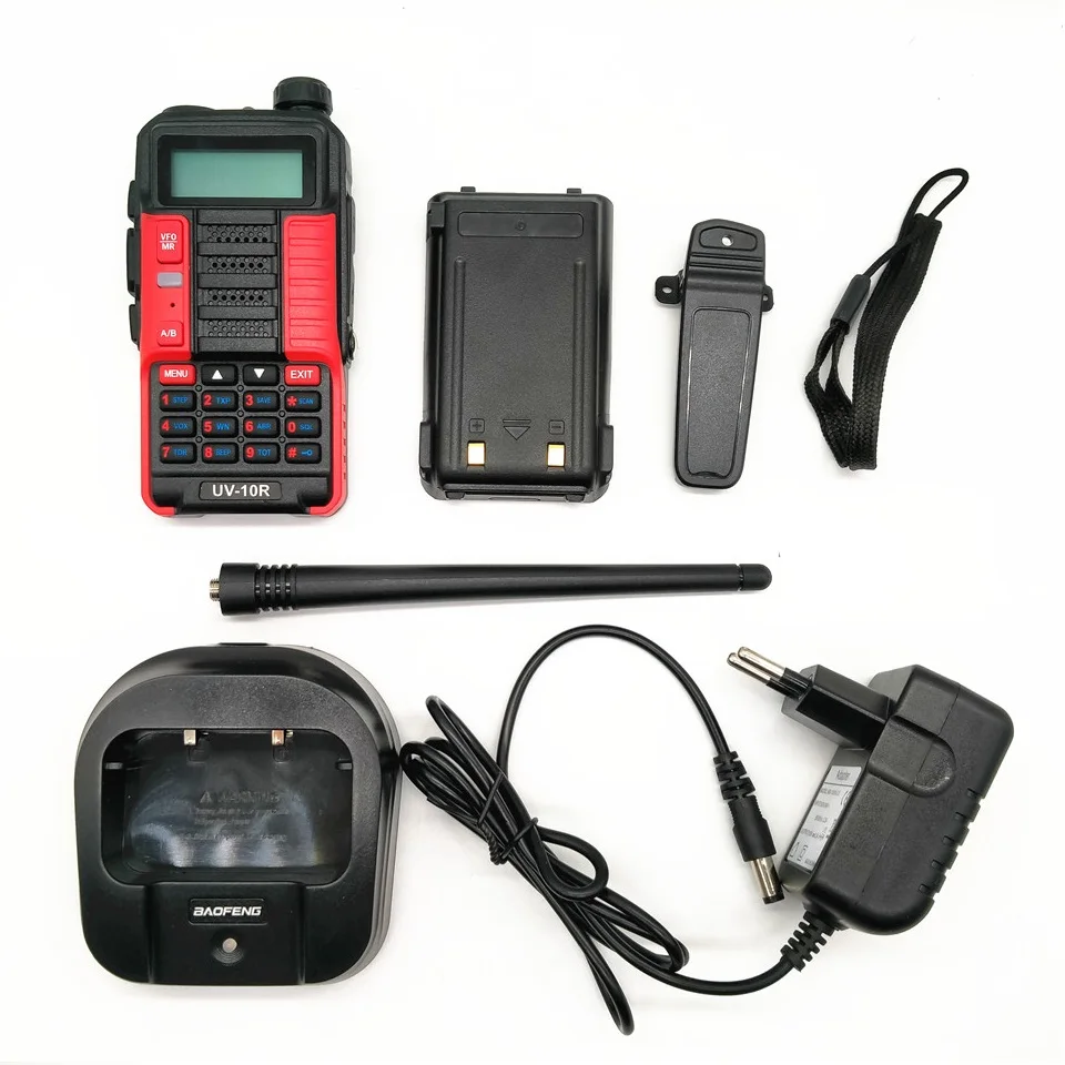 Портативная рация Baofeng 2021 10 Вт VHF UHF двухсторонний радиоприемник любительская