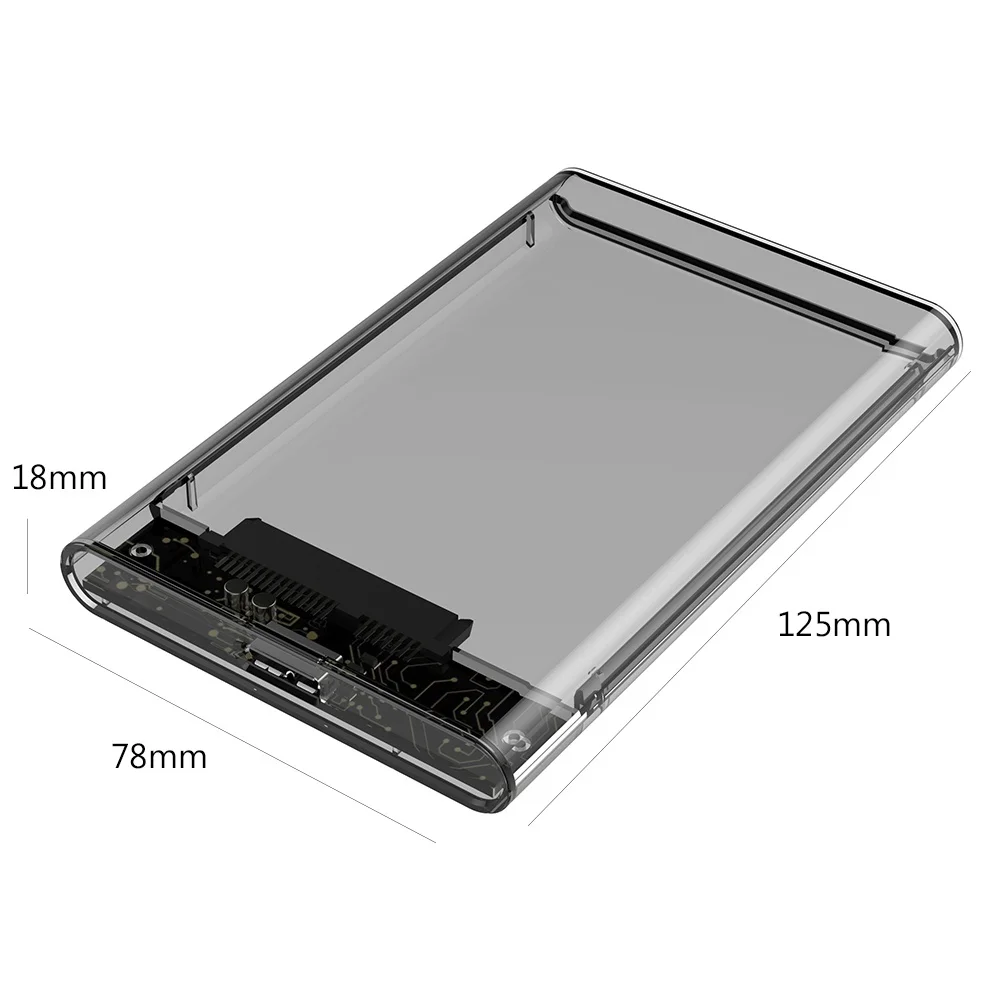 USB 3 0/2 0 5 Гбит/с 2 дюйма SATA внешний HDD SSD корпус | Электроника