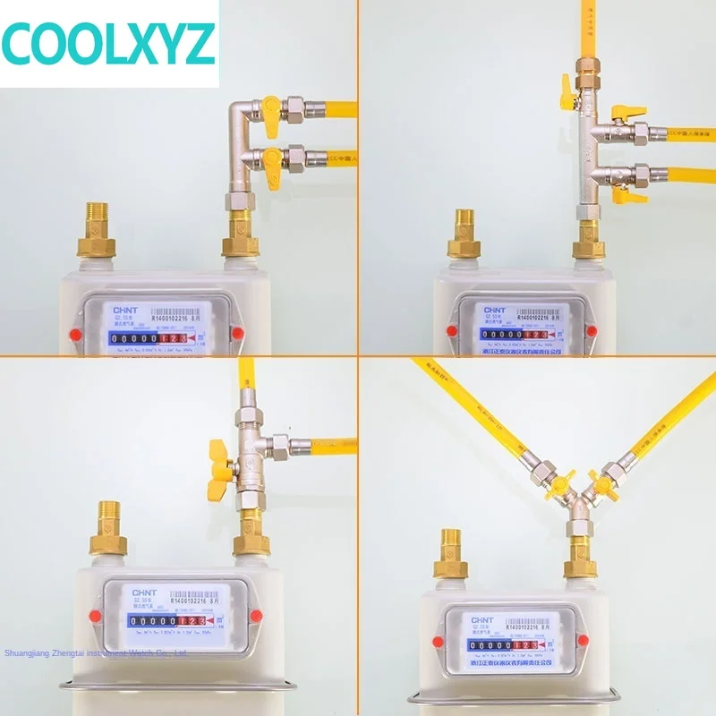 1/2-дюймовый газовый шаровой клапан переключатель бытовой одноточечный