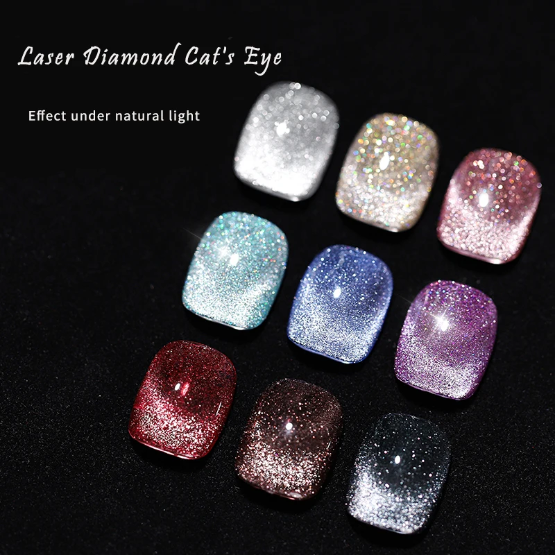 

Светоотражающий Гель-лак «кошачий глаз», Гель-лак для ногтей с блестками, УФ-гель, Полупостоянный лак для ногтей, магнитный гель