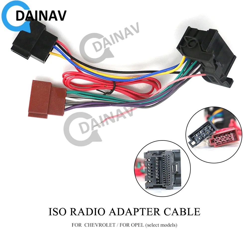 

Радиоадаптер 12-131 ISO для CHEVROLET, OPEL (выбранные модели), жгут проводов, соединитель, штекер кабеля