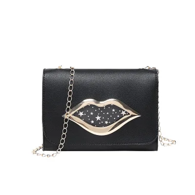 

Merk Mode Grote Lippen Schoudertas Voor Vrouwen 2019 Glanzende Sterren Lederen Portemonnee Vrouwelijke Crossbody